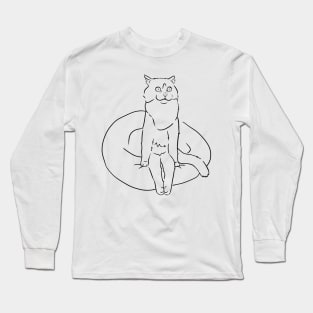 Meme Cat Long Sleeve T-Shirt